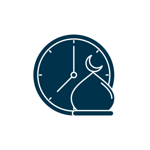 Noor Time logo: a clock next to a mosque dome and crescent